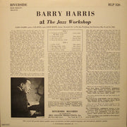 Barry Harris (2) : At The Jazz Workshop (LP, Album, RE)