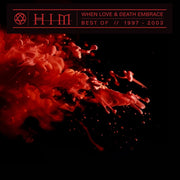 the album cover for HIM - When Love & Death Embrace: Best Of 1997-2003