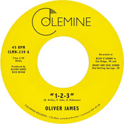 the album cover for Oliver James - 1-2-3 / Nothing Is Forever (Nvbl)