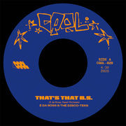 the album cover for E Da Boss - That's The B.S. b/w The Get Down