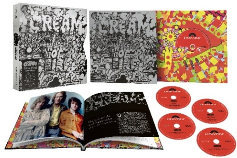 the album cover for Cream - Wheels Of Fire (Box) [Deluxe] [Limited Edition]