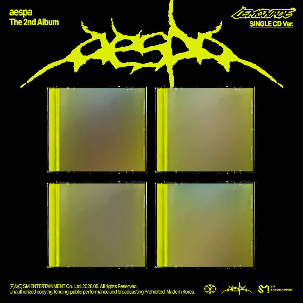 the album cover for Aespa - LEMONADE (SINGLE CD Ver.) [WINTER]