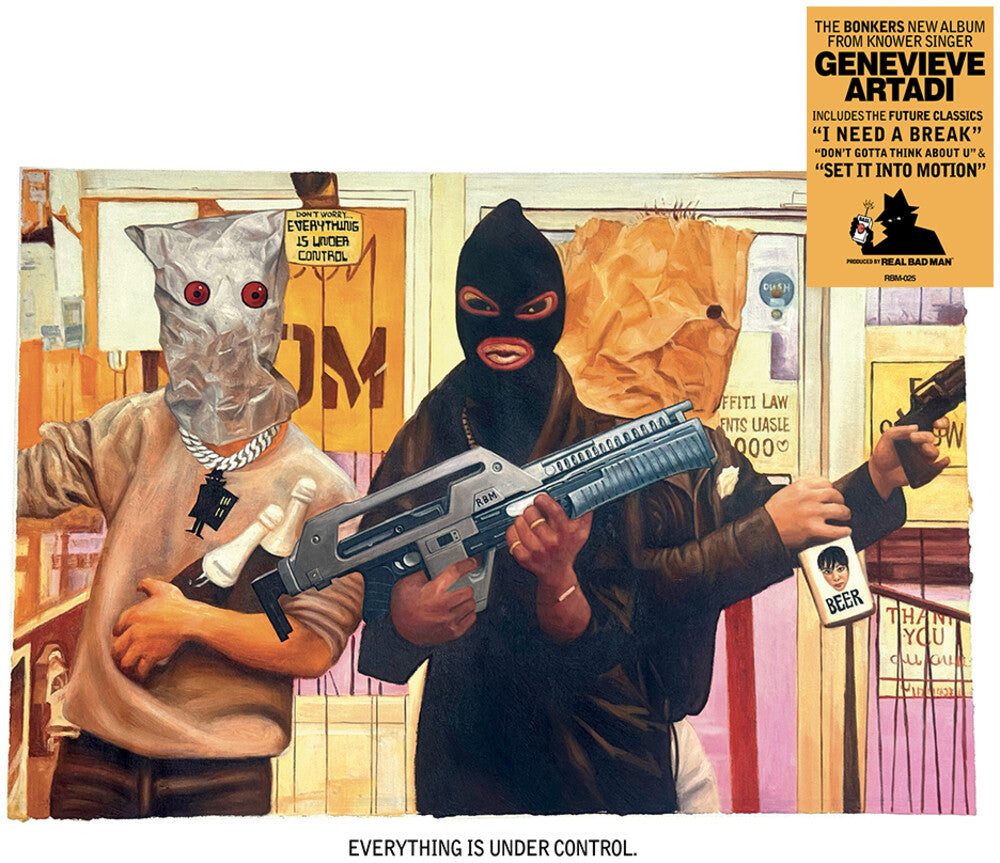 the album cover for Genevieve Artadi / Real Bad Man - Everything Is Under Control.