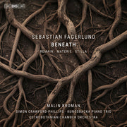 the album cover for Malin Broman - Sebastian Fagerlund: Beneath