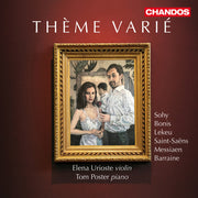 the album cover for Elena Urioste - Theme Varie
