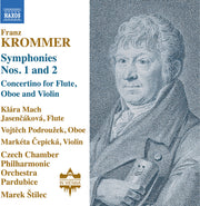 the album cover for Klara Jasencakova  Mach - Krommer: Symphonies Nos. 1-2