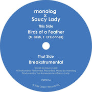 the album cover for Monolog & Saucy Lady - Birds Of A Feather