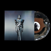 the album cover for Adam Lambert - Adam [Indie Exclusive Black Orange White Marble]