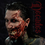 the album cover for Motionless In White - Decades (red Vinyl)