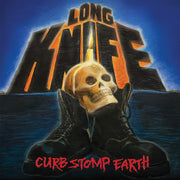 the album cover for Long Knife - Curb Stomp Earth