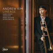 the album cover for Andrew Kim - Lineage
