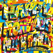 the album cover for Happy Mondays - Pills 'n' Thrills & Bellyaches (2026 Edition) (red Vinyl)