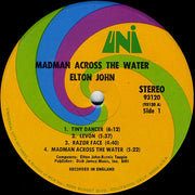 Elton John : Madman Across The Water (LP, Album, Gat)