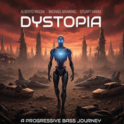 the album cover for Alberto Rigoni  / Manring,Michael / Hamm,Stuart - Dystopia [Digipak]