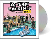 the album cover for NOFX / Fat Mike - 40 Years of Fuckin' Up: Soundtrack + Score 