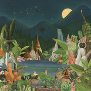 the album cover for Monster Rally - Echoes Of The Emerald Sands [Colored Vinyl]