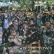 the album cover for Rod Stewart - Night on the Town (rhino Reserve) (brick & Mortar Exclusive)