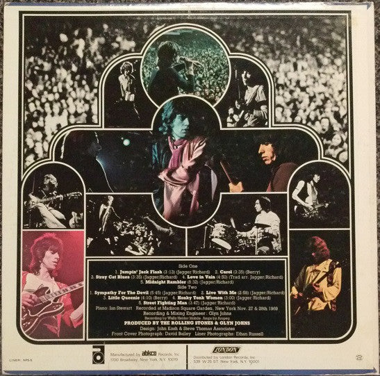 The Rolling Stones : Get Yer Ya-Ya's Out! The Rolling Stones In Concert (LP, Album, Pin)