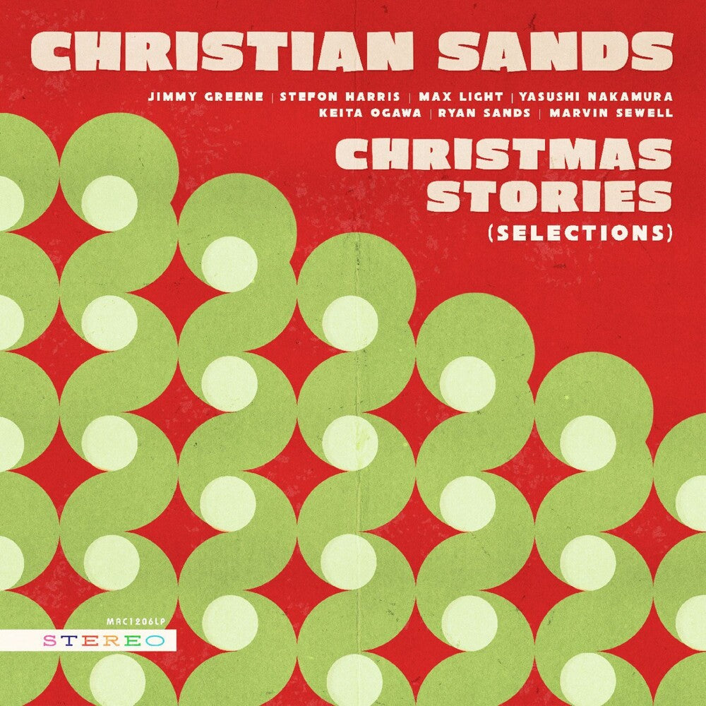the album cover for Christian Sands - Christmas Stories (Selections) [Evergreen]
