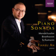 the album cover for Tianxu an - Mendelssohn/beethoven & Schumann: Piano Sonatas