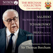 the album cover for Royal Philharmonic Orchestra / Sir Thomas Beecham - Beecham Collection - Salzedo: Witch Boy / Tchaikovsky: Symphony No. 3 / Delius: by the River / Grieg
