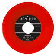 the album cover for Stone Coal White - Hell Below / Free - Clear Orange/Red [Clear Vinyl] (Org)