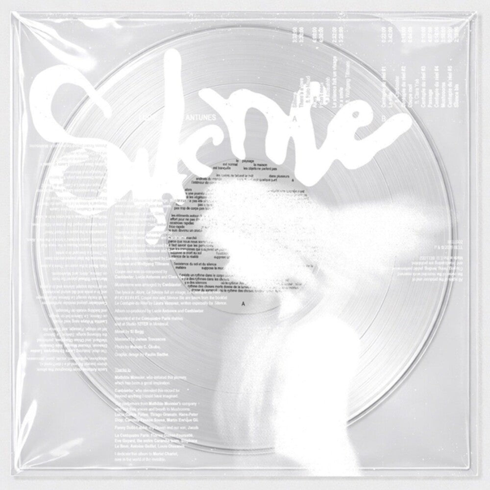 the album cover for Lucie Antunes - Silence (white Vinyl)