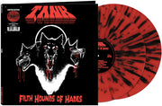 the album cover for Tank - Filth Hounds of Hades - Deluxe Edition [Red/Black Splatter]