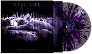 the album cover for Real Life - Send Me An Angel [Purple/Silver Splatter]