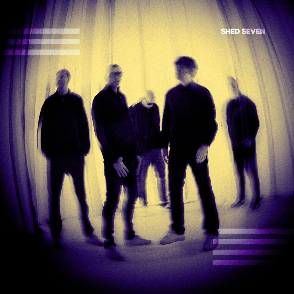 the album cover for Shed Seven - Shed Seven [Indie Exclusive] Purple & Blue Swirl [Colored Vinyl] [Indie Exclusive]