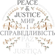the album cover for John Hollenbeck - Peace And Justice