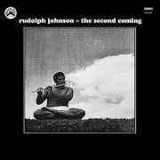 the album cover for Rudolph Johnson - Second Coming - Remastered - Blue/Black Swirl
