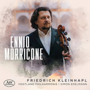 the album cover for Friedrich Kleinhapl - Morricone ?For Vc & Orchestra