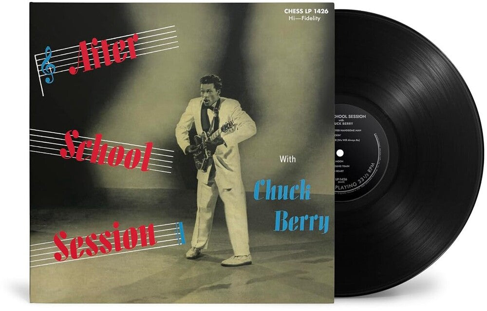 the album cover for Chuck Berry - After School Session (Chess Acoustic Sounds Series