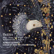 the album cover for Robert Quinney - Tallis: Mass Puer Natus Est Nobis Responsories &