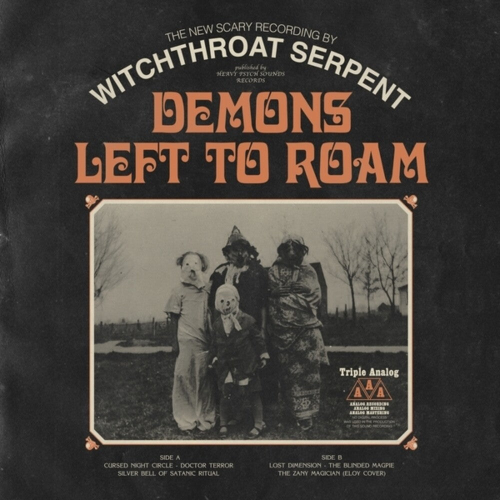 the album cover for Witchthroat Serpent - Demons Left To Roam [Clear Vinyl] [Limited Edition] (Org)