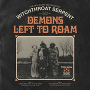 the album cover for Witchthroat Serpent - Demons Left To Roam [Colored Vinyl] (Red) (Wht) (Ylw)