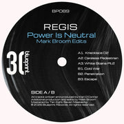 the album cover for Regis - Power Is Neutral (Blk) [Colored Vinyl] (Ep)