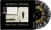 the album cover for Rosetta Stone - Executing Nostalgia [Black/Gold/White Splatter]