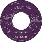 the album cover for Charities - Movin' On / I'm Still Learning How [Colored Vinyl] (Slv)