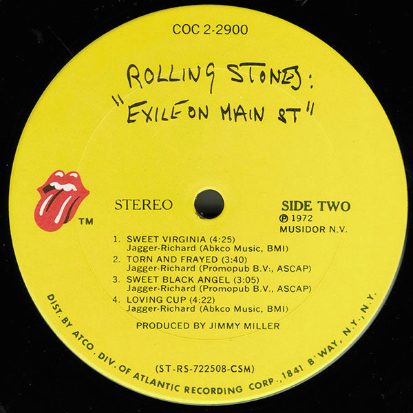 The Rolling Stones : Exile On Main St. (2xLP, Album, CSM)