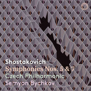 the album cover for Czech Philharmonic - Shostakovich: Syms Nos. 5 & 7