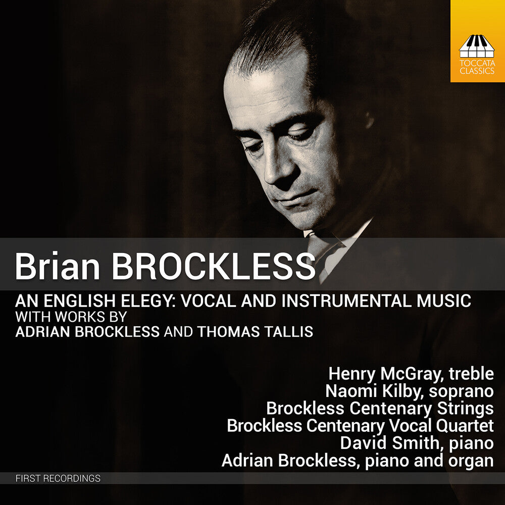 the album cover for Brockless Centenary Strings - Brian Brockless: English Elegy