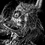 the album cover for Exhumed / Nunslaughte / Molder / Traffic Death - 4 Way
