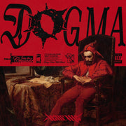 the album cover for Half Me - Dogma (Blk) [Colored Vinyl] [Limited Edition] (Red) (Spla)