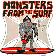 the album cover for Monsters From The Surf - Monsters From The Surf
