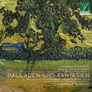 the album cover for Brahms / Schumann / Carmelo Giudice - Brahms / Schumann: Balladen Und Fantasien (Ita)