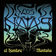 the album cover for Los Natas - Hombre Montana (Blue) [Colored Vinyl] (Red) (Spla)