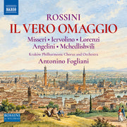 the album cover for Giorgio Misseri - Rossini: Il Vero Omaggio