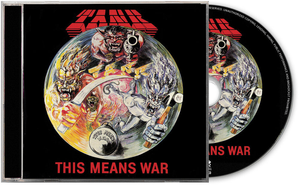 the album cover for Tank - This Means War -